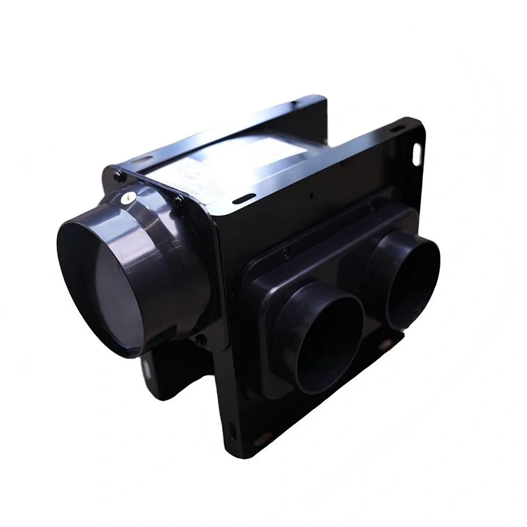 2 Inlopp 1 Uttag Lågt brus DC-fläkt